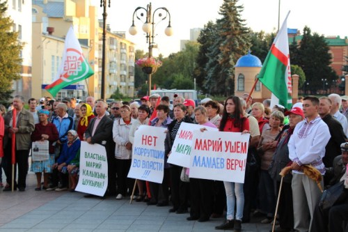 С.Мамаев верч митингыште Йошкар-Олаште, 28.08.2015 ий